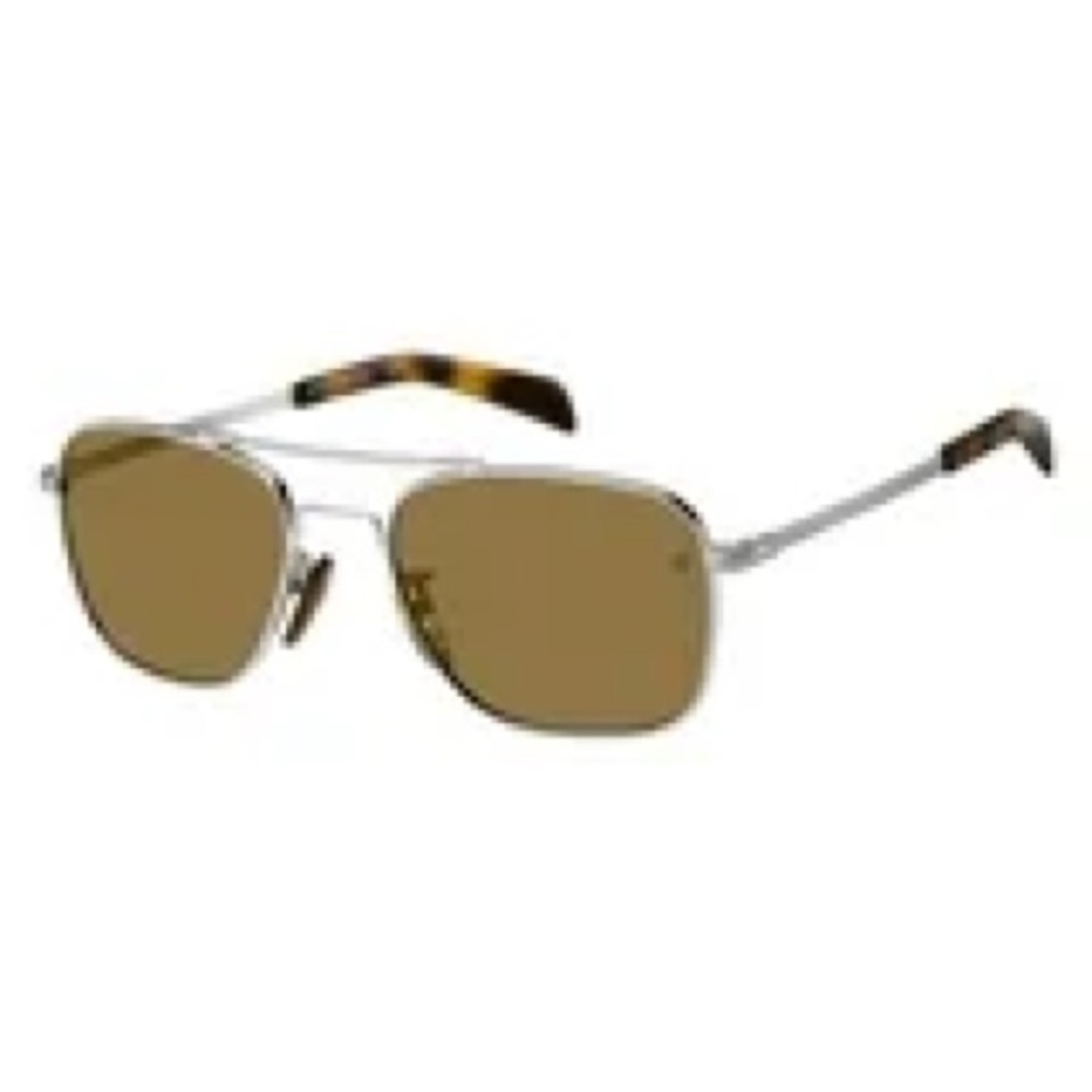 David Beckham Db 7019/S Full Rim Rectangular Palladium Sunglasses